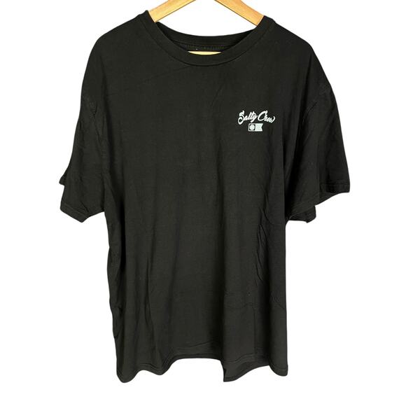 Men's Salty Crew Thrill Seekers & Risk Takers Black Fishing T-Shirt - XXL 2XL - Picture 2 of 5